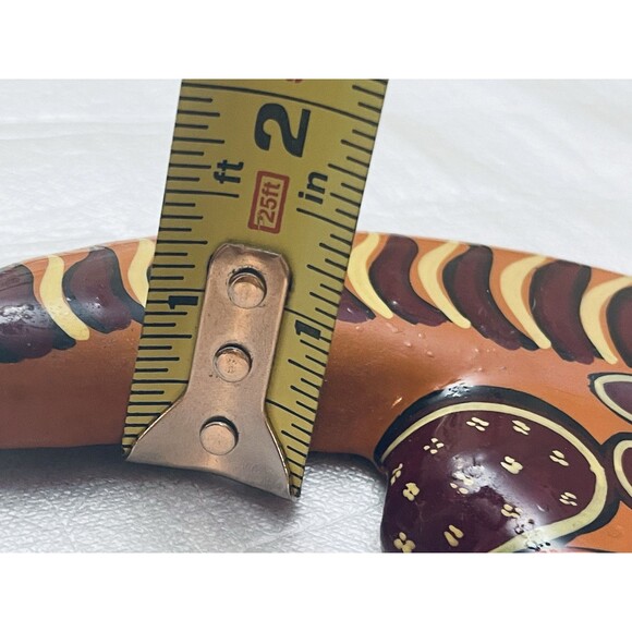 Talavera Moon Face Wall Art – 8.5"x6" Hand Painted Mexican Pottery Folk Decor - Picture 6 of 7